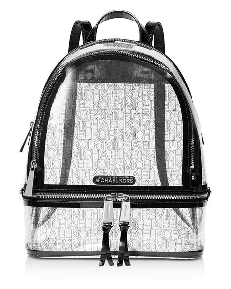 michael kors herren rucksack sale|Michael Kors clear backpack.